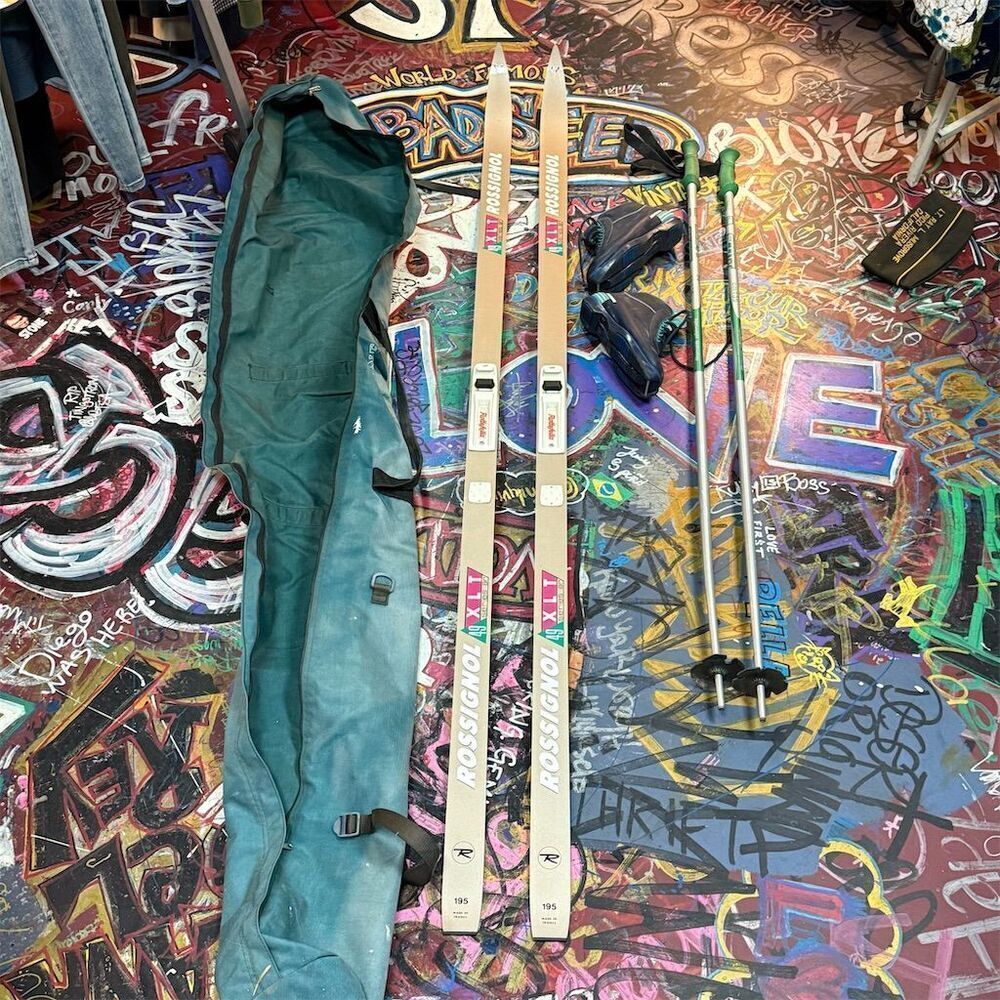 Rossignol Cross Country Skis 49 XLT 195cm with Rottefella Bindings Unisex